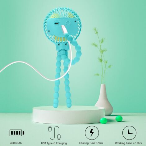 Petit Ventilateur Portable Ventilateur Brumisateur Pour Poussette