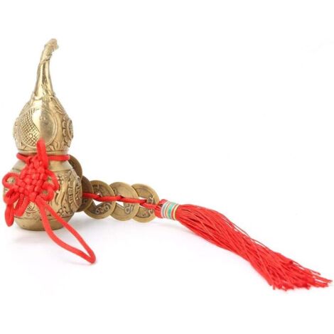 YUI-Feng Shui cinquième étage pompon chanceux 10 cm de haut corde en YUI-Feng Shui cinquième étage pompon chanceux 10 cm de haut corde en