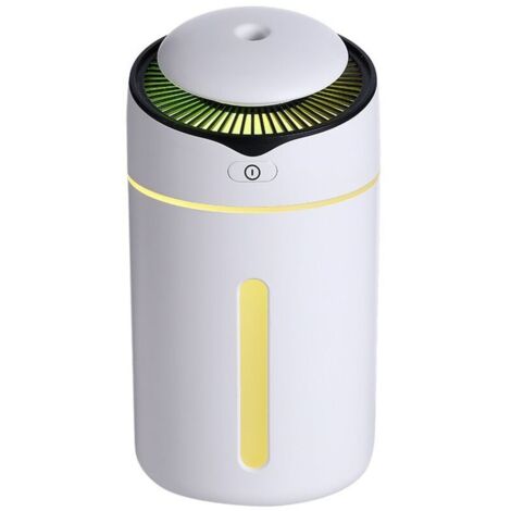 Humidificateur à ultrasons, 300 ml, LED, 2 modes, 7 couleurs, arrêt automatique, pour la maison, le bureau et la voiture, b (1/4)