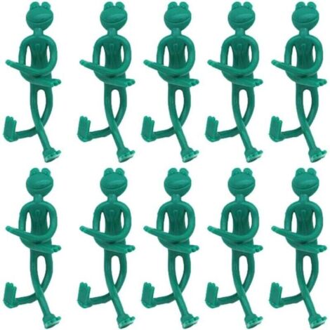 10pcs Câles de Plante Liens d'arbres Liens décoratifs de Grenouille Grenouille Crus de Jardin Pliables pour Les Plantes Support d (1/4)