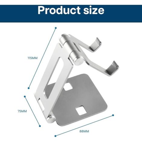 SHEEPPING Support de Téléphone Portable Bureau, Support Téléphone Pliable, Support de Téléphone Portable Réglable pour Smartphone, iPhone, Android SHEEPPING Support de Téléphone Portable Bureau, Support Téléphone Pliable, Support de Téléphone Portable Réglable pour Smartphone, iPhone, Android