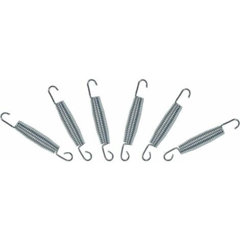 Lot de 6 Ressorts pour Trampoline 28 Tours - 147 mm (1/4)