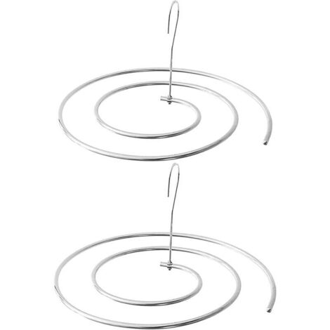 Paquet de 2 Support de Drap de lit économiseur d'espace, support de séchage Multifonction en Spirale, fabriqué en Acier Inoxyda (1/4)