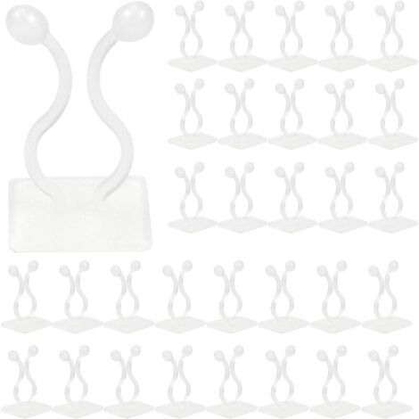 Plante Grimpante Support Clips 50 Pcs Crochet Fixateur Mural Auto-adhésif Support pour Plantes Grimpantes Décoration de la Mai (1/4)