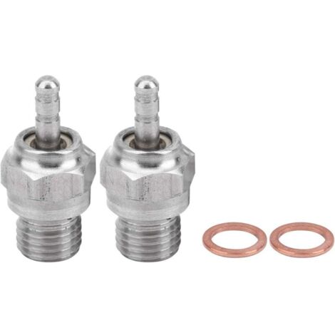 Lot de 2 bougies de préchauffage à chaud, bougie d'allumage N4 pour moteur Nitro RC, accessoires pour voiture, compatible avec l (1/4)