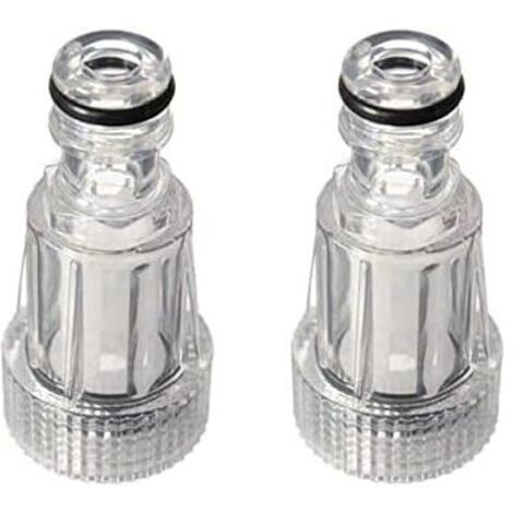 3×3×6.4cm Lot de 2 filtres à eau pour jardin, pompe de jardin et irrigation de jardin et maison – Entrée filetage intérieur 3/4" (1/3)