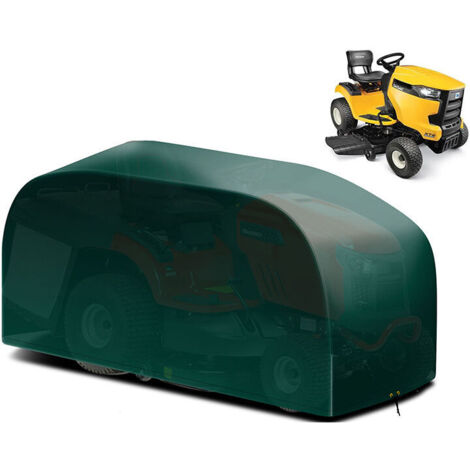Housse de protection imperméable pour tondeuse à gazon - Avec cordon d'ourlet réglable - Coupe-vent - Anti-UV - 183 x 137 x 117 c (1/4)