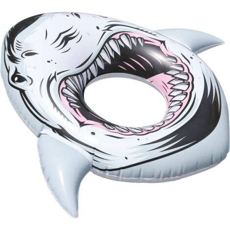 Flotteur gonflable en forme de requin pour piscine, fête, salon, jouets pour enfants, petit bouée de natation gonflable pour l' (1/4)