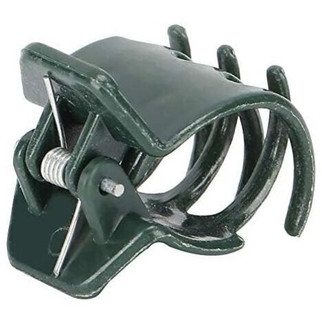 15mm 100 Pcs Plastic Plant Clip Flower Stem Support Fixing Clamp Clips Garden Tool for Plants Vine Vegetables Tomatoes Cucumbers (1/4)