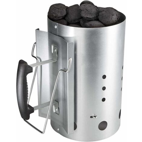 30cm x 19cm Démarreur de Cheminée, Barbecues au Charbon, Démarreur de Cheminée, Démarreur Rapide au Charbon pour Les Grill (1/4)