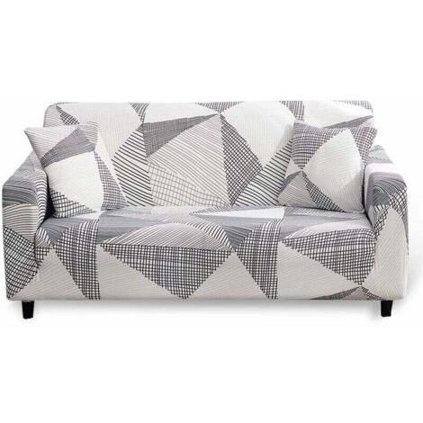 Housse Canape Extensible, 2 Places avec Accoudoirs Housse de Canapé, Housse Protection pour Canapé Antidérapante avec 1 Hous (1/4)