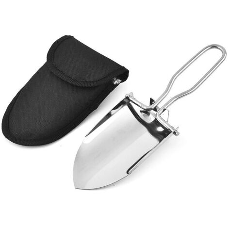 Pelle à rempotage 1 pièce pelle pliante multifonctionnelle pour l'extérieur petite pelle à main portable pelle à mer outil (1/4)