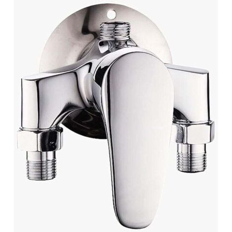 Mitigeur de douche en applique Douche triangulaire chauffe-eau solaire Mitigeur de douche en a (1/4)