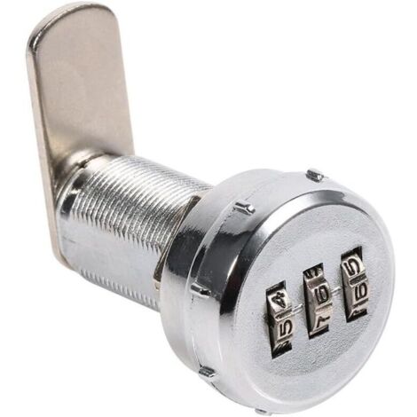 Verrouillage du Mot de Passe,Serrure Armoire Mécanique Verrouillage Tiroir Mot De Passe Code À 3 Chiffres Numérique pour Arm (1/4)