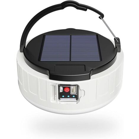 Lampe de secours portable étanche, lampe de travail solaire, adaptée à l'extérieur, au camping, à la randonnée, à l'urge (1/4)