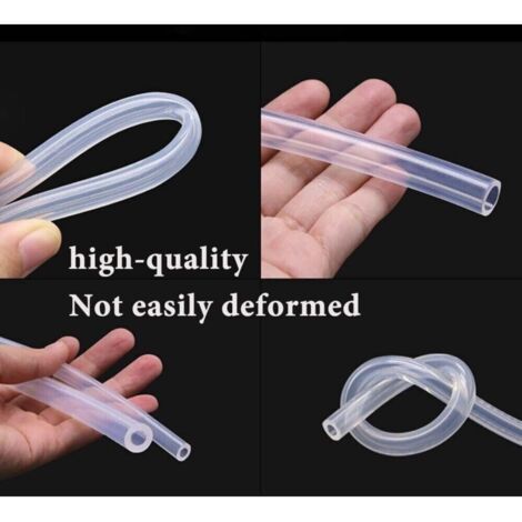 Lot De 10 Tubes En Silicone 3x6 Mm - Longueur Totale 500 M, Pour Air Et Eau