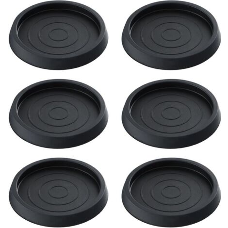 6 Pièces Patins Antidérapants pour Pieds de Meubles, Patin Caoutchouc Antidérapant Patins Rond Pied de Chaise pour Protection du (1/4)