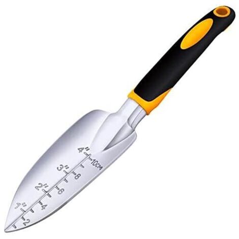 30x5.5cm Truelle de jardin en acier inoxydable pour planter transplanter désherber déplacer (1/4)