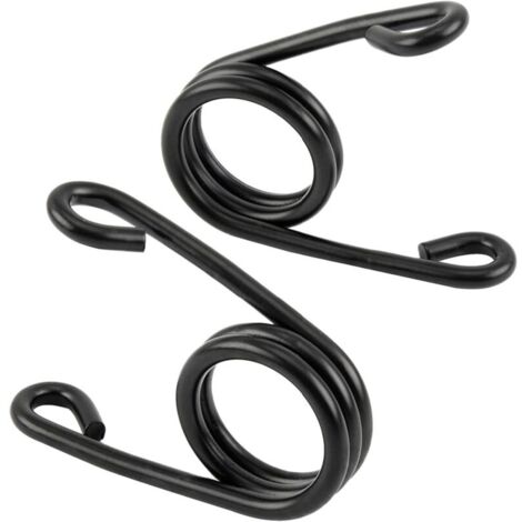 2Pcs Ressorts de Selle Moto, Ressorts de Siège pour Sièges Solo, pour Siège de Bobber de Moto Accessoires de Moto Noir (1/4)