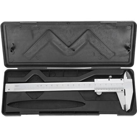 Pied à Coulisse Numérique, Vernier à Pied en Métal en acier au Carbone, Outil de Mesure de Jauge Micrométrique avec Boîti (1/4)
