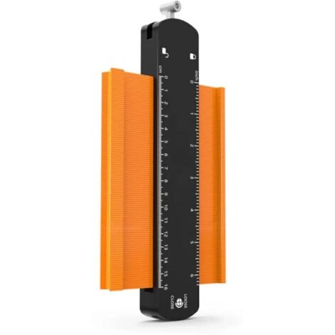 Outil de profil de duplicateur de jauge de Contour élargi de 6 pouces avec bord en alliage de verrouillage (1/4)