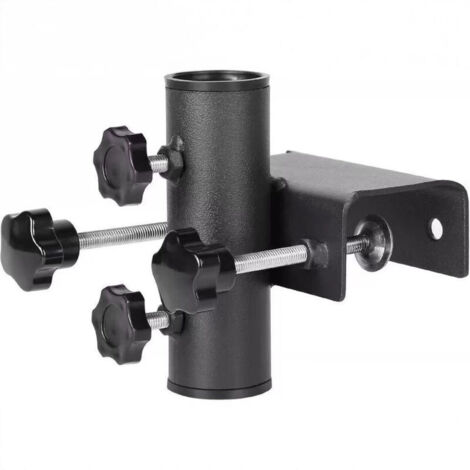 Support pour Parasol Balcon, Porte Parapluie pour Extérieur, Porte Parasol en Métal Fixation Attache Parasol pour Balcon, Terr (1/4)