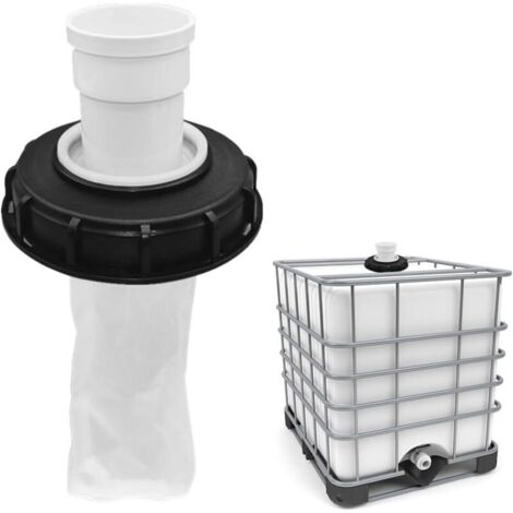 Filtre à Eau IBC 180°, Accessoire de Réservoir Nylon pour Réservoir d'Eau de Pluie, Lavable et Facile à Installer (1/4)