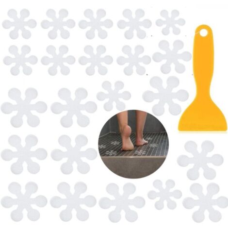 22 Pièces Bandes Antidérapants pour Salle de Bain, Autocollants Antidérapants, Bande Anti dérapant de Douche Transparente, p (1/4)