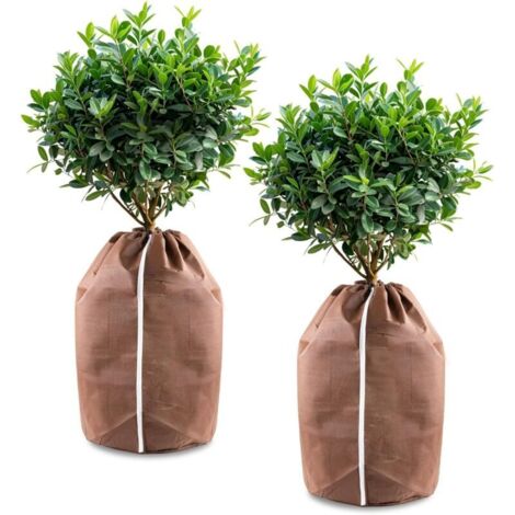(2 pièce) Sac Anti Gel pour Plantes en Pot, Protection pour Plantes, Protection hivernale pour Plantes, 40 x 40 cm, Oxford (1/4)
