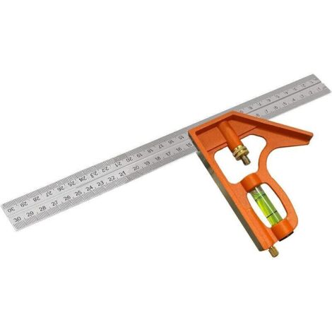 Équerre Combinée - 300mm Règle Multifonctionnel Adjustable - 12Inch ...