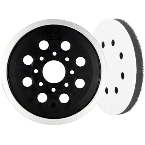 Plateau de Ponçage 125mm pour Ponceuse Bosch PEX 220A, GEX 125-1 AE - Accessoire de Qualité pour Ponceuses Excentriques (1/4)