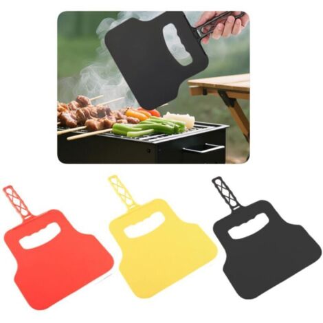 3 pièces, Ventilateur pour allumage de barbecue, Éventail de rechange pour barbecue, souffleur et soufflet pour cheminée (1/4)