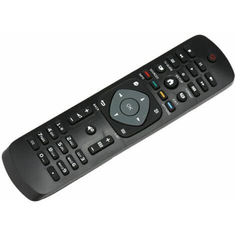 Pour la télécommande du téléviseur Philips 32PHF5301 5361 43PFF5301 50PUF6061/T3 (non original) (noir) (1/4)