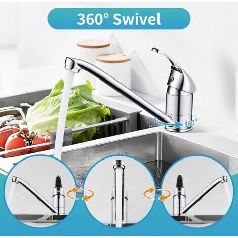 Filtre Connecteur 360 Pivotant Robinet Universel Prise Tête Eau Filtre Connecteur 360 Pivotant Robinet Universel Prise Tête Eau