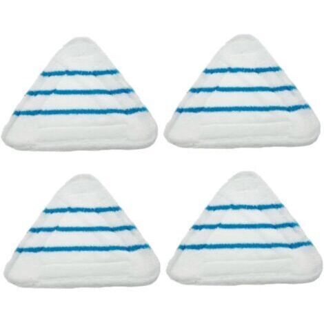 Tampons de vadrouille à Vapeur lavables Chiffons de Nettoyage Sol en Microfibre Remplacement Ensemble 4 tampons Sol pour vadrouille à Vapeur Nettoyage en Profondeur des Carreaux b (1/5)