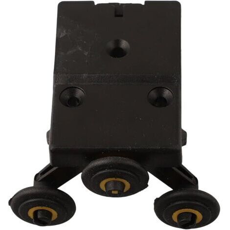 Poulie de porte coulissante avec roue en nylon pour un mouvement efficace de porte latérale et kit de guidage à rouleaux stable (noyau de roue supérieure) (1/5)
