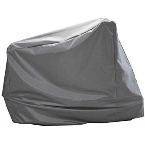 Housse de protection pour vélo d'appartement (gris) 124 x 58 x 117/147 cm, housse de protection pour vélo d'intérieur vertical et tissu Oxford imperméable, idéale pour une utilisation en intérieur (1/4)