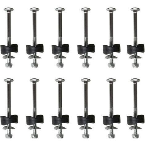 Lot de 12 entretoises de trampoline avec vis pour fixer le trampoline, accessoires de trampoline de remplacement