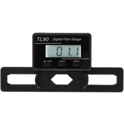 TL90 Écran LCD Numérique Jauge Vis avec Capteur Gyroscopique pour Avion Hélicoptère ST250-800 Mesure Taille Règle Biseau Hauteur Profondeur Angle Rapporteur Azimut Pliable Marqueur Testeur (1/5)