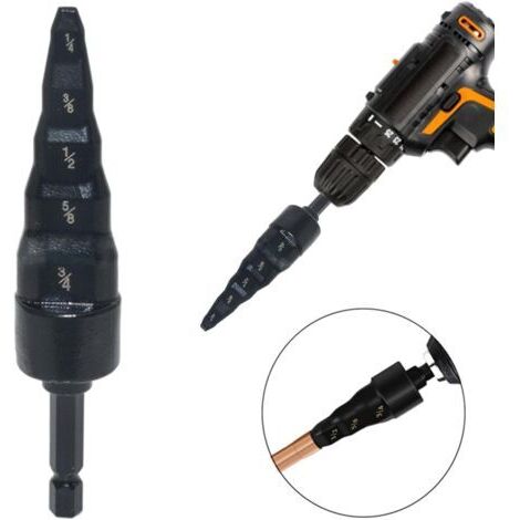 3/4" 5/8" 1/2" 3/8" 1/4 Tube Expander 5 en 1 Tuyau de climatisation Kit de forage de tuyau de cuivre