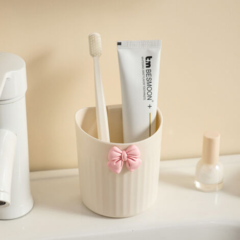 Pot de Rangement pour Pinceaux Maquillage Style Ins - Lot de 4, Support à Stylos Mural et de Bureau-lsw (1/2)
