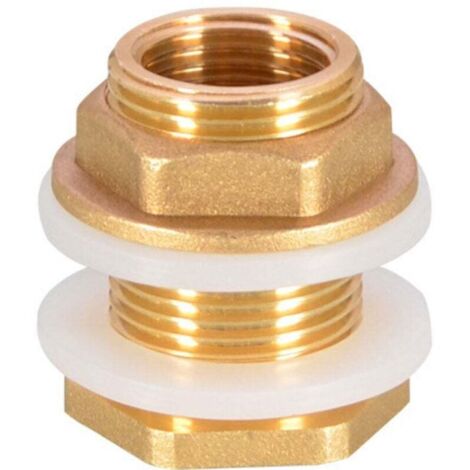 4 Pièces G1/2 Laiton Réservoir d'eau Tuyau d'eau Raccord Adaptateur Robinet Douille de Seau à Pluie Douille de Réservoir en (1/4)
