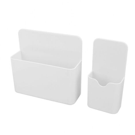 Porte-marqueur magnétique effaçable à sec et boîte de rangement pour effaceur de tableau blanc pour bureau et salle de classe (1/4)