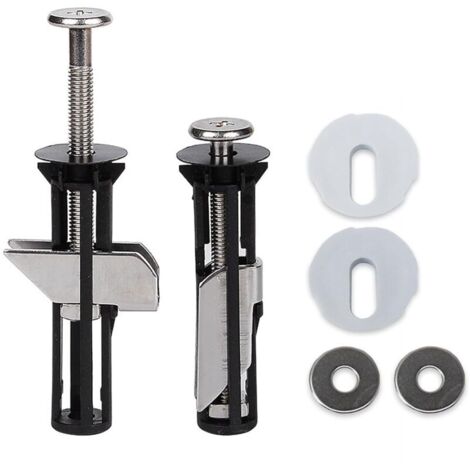 Boulons et vis universels pour siège de toilette,fixation abattant wc fixation à charnière à dégagement rapide,kit de rech (1/4)