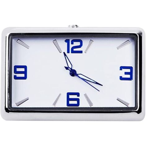 Horloge de pointeur de voiture,Horloge à quartz analogique mini horloge de voiture horloge à quartz horloge de voiture décor (1/4)