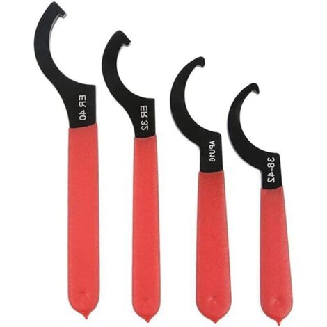 Lot de 4 clés à écrou incurvées en acier robuste pour réparation automobile et maison (1/4)