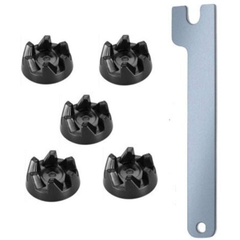 5Pcs Mélangeur En Caoutchouc Coupleur Engrenage Embrayage Avec Outil De Suppression Pour Kitchenaid 9704230 (1/4)