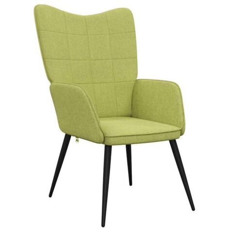 Chaise longue en tissu vert – Canapé relax réclinable avec dossier réglable, idéal pour salon, chambre ou extérieur (1/5)