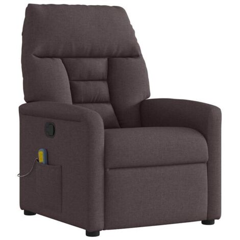 Chaise de massage ergonomique en tissu, avec fonction chauffage, relaxation profonde, design moderne et confort optimal pour le dos (1/5)