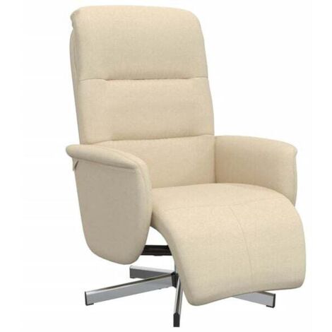 Chaise longue en tissu beige avec repose-pieds intégré – Canapé relax design moderne pour salon ou chambre, confort ergonomique et structure stable (1/5)